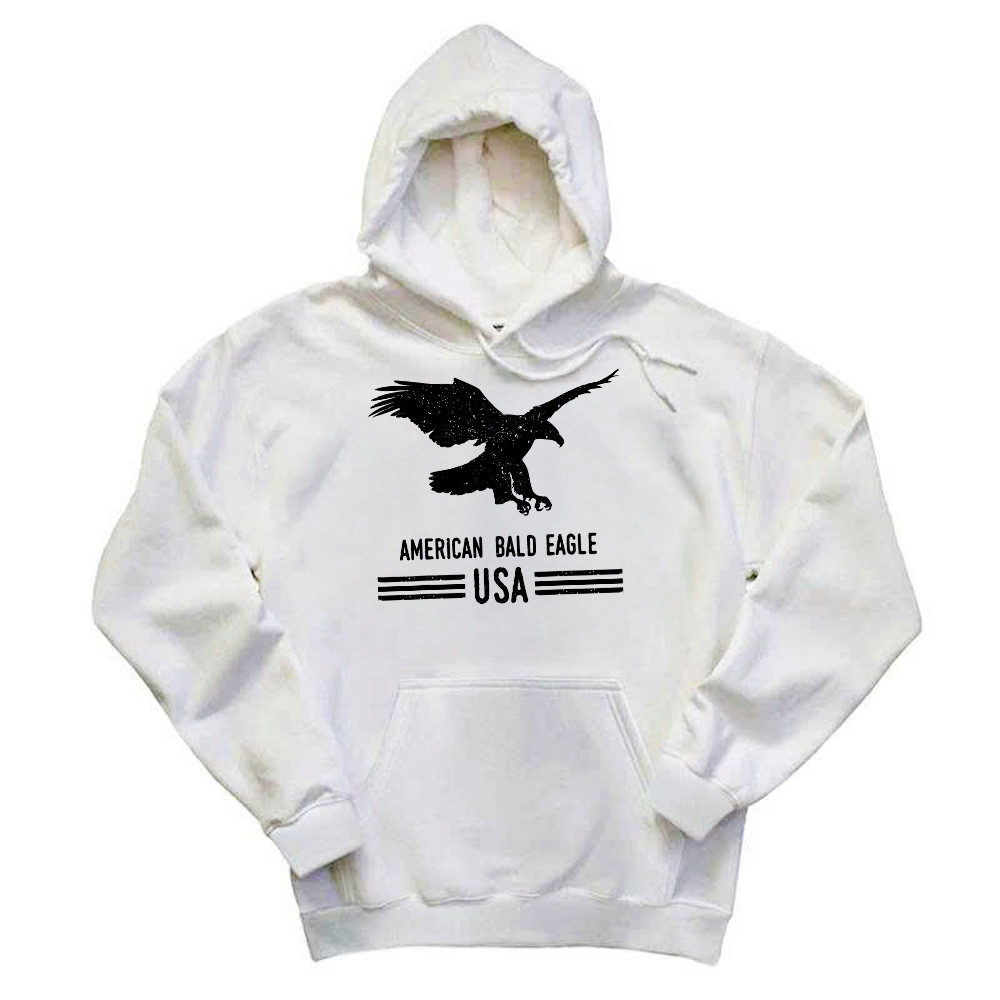 American Bald Eagle USA Shirt For 4th Of July Vintage Hoodie Women Men