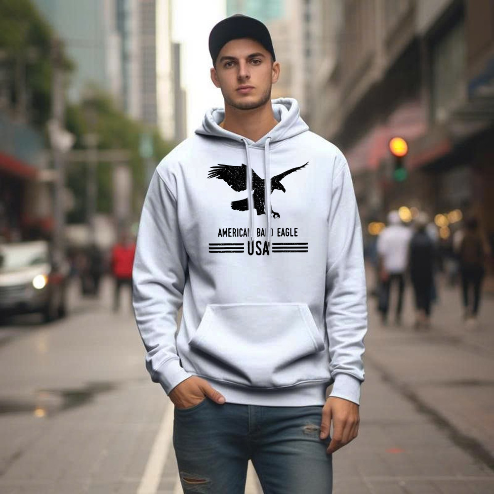 American Bald Eagle USA Shirt For 4th Of July Vintage Hoodie Women Men