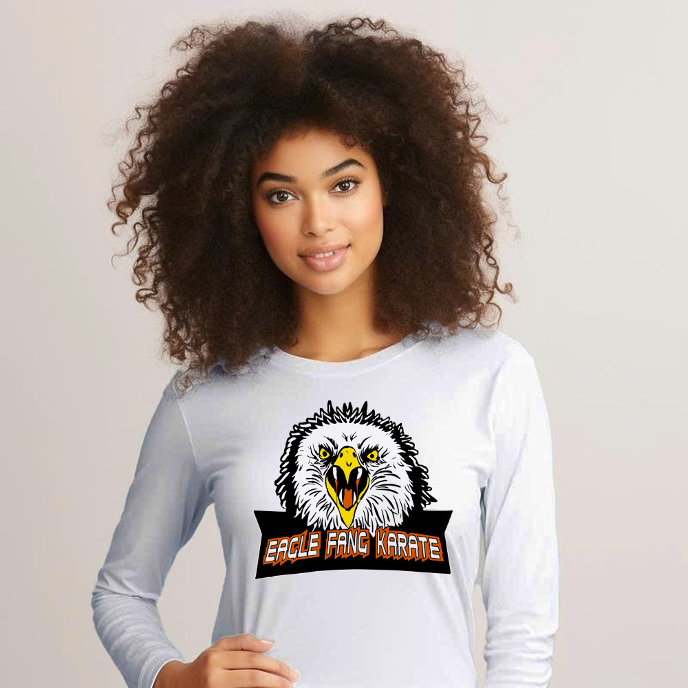 Eagle Fang Karate Shirt Cobra Kai Logo Long Sleeve Shirt Best Presents For Men