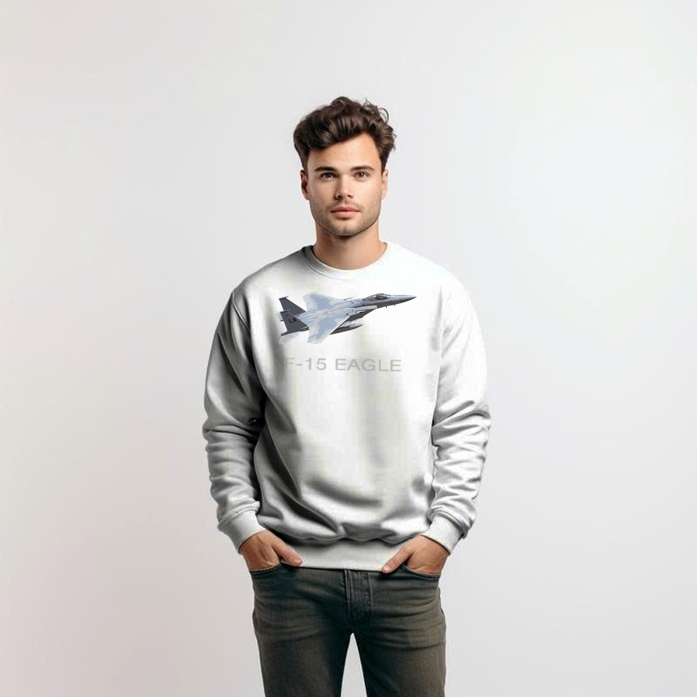 McDonnell Douglas F 15 Eagle Shirt Fighter Aircraft Pilot Sweatshirt Guys Gift