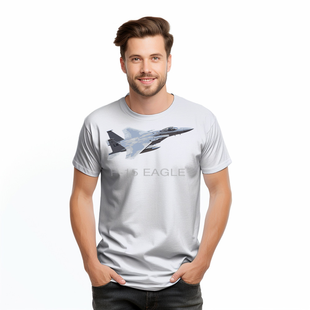 McDonnell Douglas F 15 Eagle Shirt Fighter Aircraft Pilot T-Shirt Guys Gift